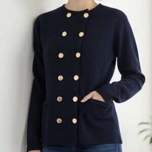 Vintage Adrienne Vittadini Wool Cardigan Sweater Medium